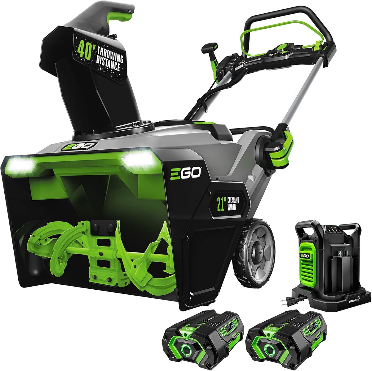 EGO Power+ 21" Electric Snow Blower, Gray/Black, Cordless Steel Auger, Includes (2) 56V 5.0Ah Batteries and Dual Port Charger, SNT2112 Father Jim Norris notebooks