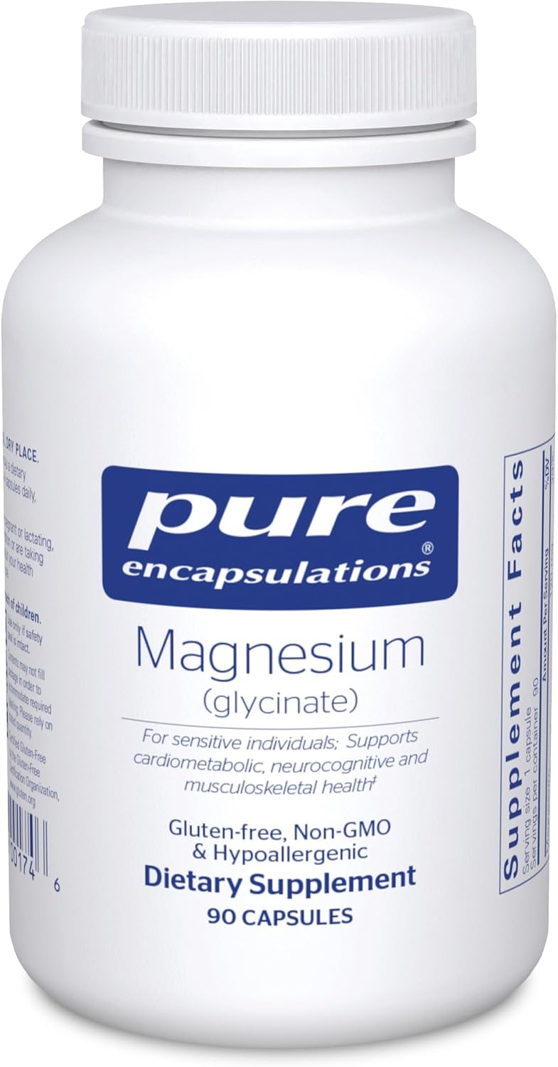 Pure Encapsulations Magnesium (Glycinate), 90 Capsules Father Jim Norris notebooks