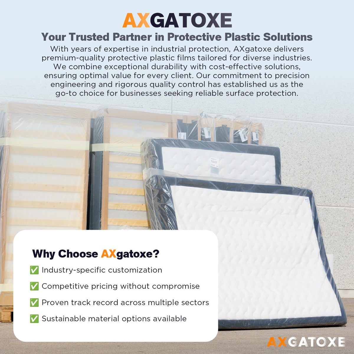 Plastic Mattress Bag for Moving Storage, King Size (1.5MIL)