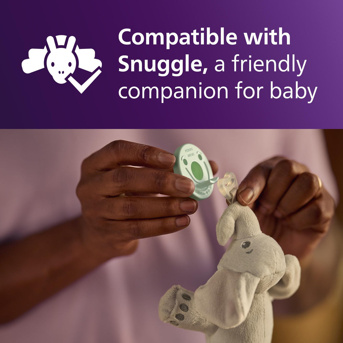 Philips Avent Soothie Baby Pacifier for 0-3 Months, BPA-Free, 4-Pack, Green