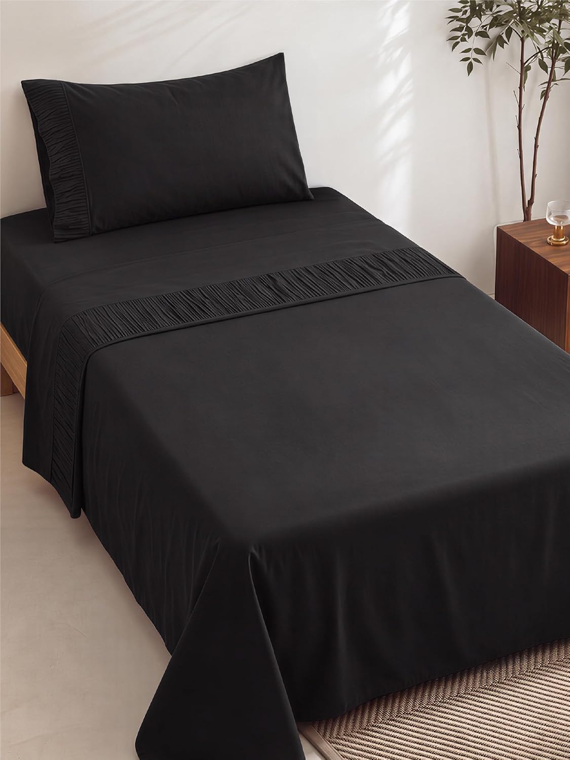 Bedsure Twin Sheets Set - 3 Pieces Soft Twin Bed Sheets - Breathable & Cooling