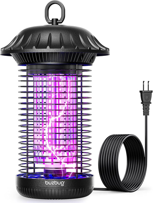 Buzbug LED Bug Zapper Indoor Outdoor, Up to 50000 Hrs Lifespan Lamp, Energy Saving & Dual Band Attraction, 5.6 ft Power Cord, High Voltage Mosquito Fly Zapper Trap Killer -MO008C Father Jim Norris notebooks