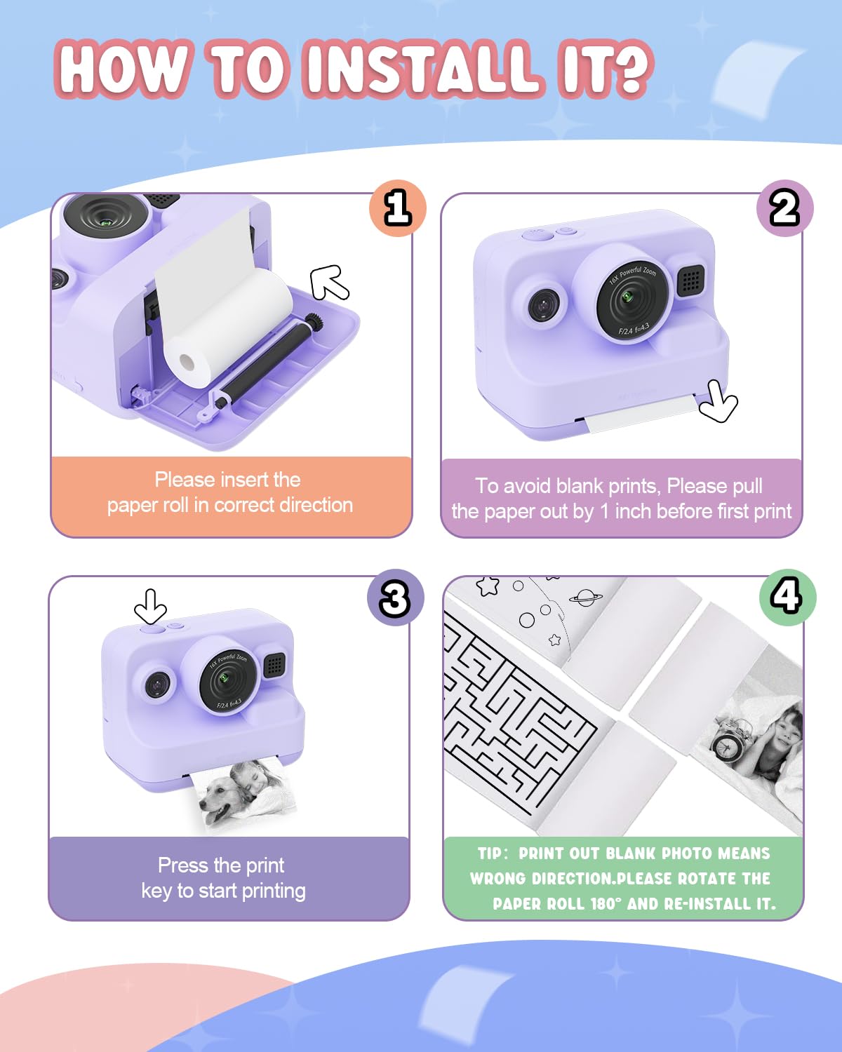 Dylanto Kids Camera Instant Print,1080P Kids Instant Cameras that Print Photos,Christmas Birthday Gifts for Girls Age 3-12,Portable Toy for 3 4 5 6 7 8 9 10 Year Old Girls Boys Pink Father Jim Norris notebooks