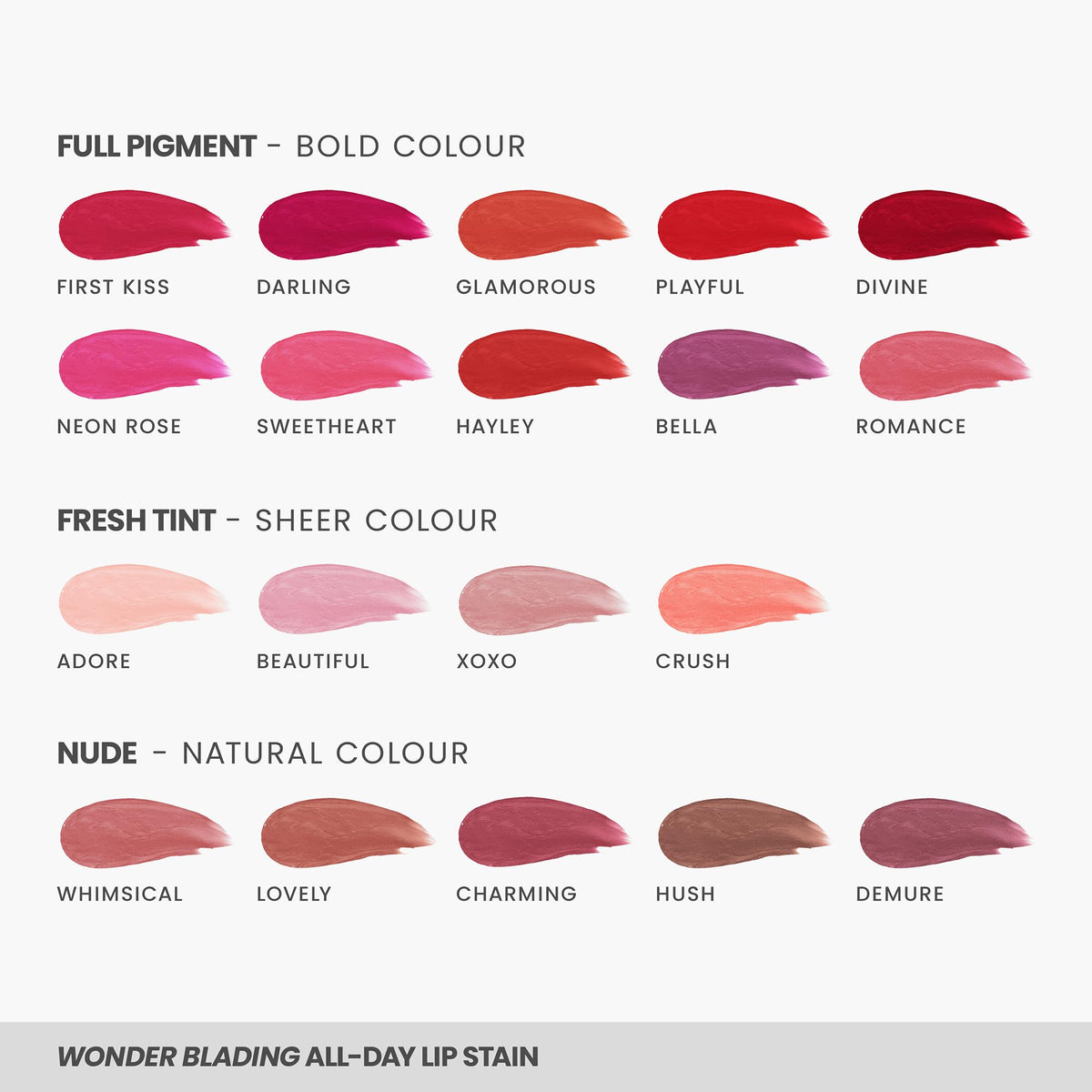 Wonderskin Lip Stain – Long Lasting, Waterproof, Lip Tint Peel Off Masque Father Jim Norris notebooks