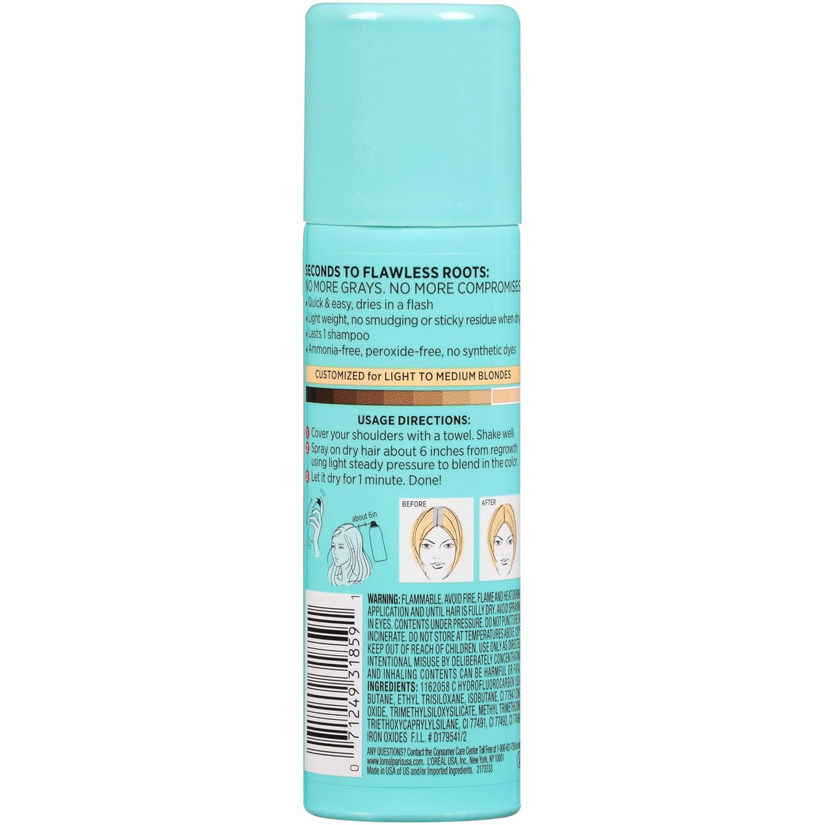L'Oreal Paris Magic Root Gray Hair Cover Up, Dark Blonde, 2 oz Father Jim Norris notebooks