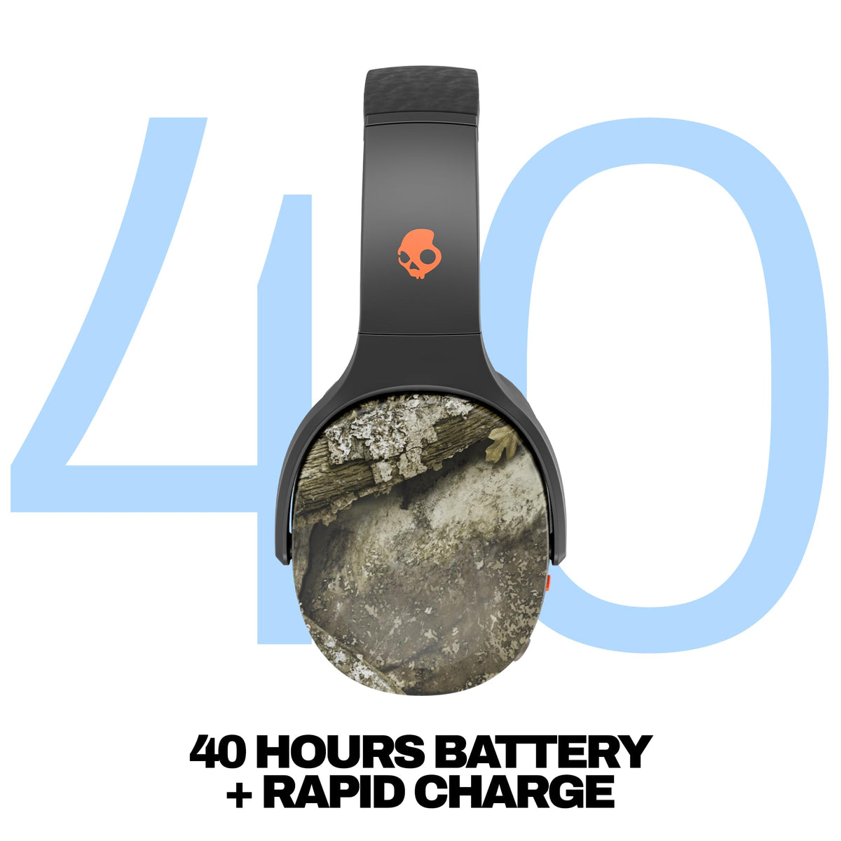 Skullcandy Crusher Evo Wireless Multi-Sensory Bass Headphones - True Black Father Jim Norris notebooks