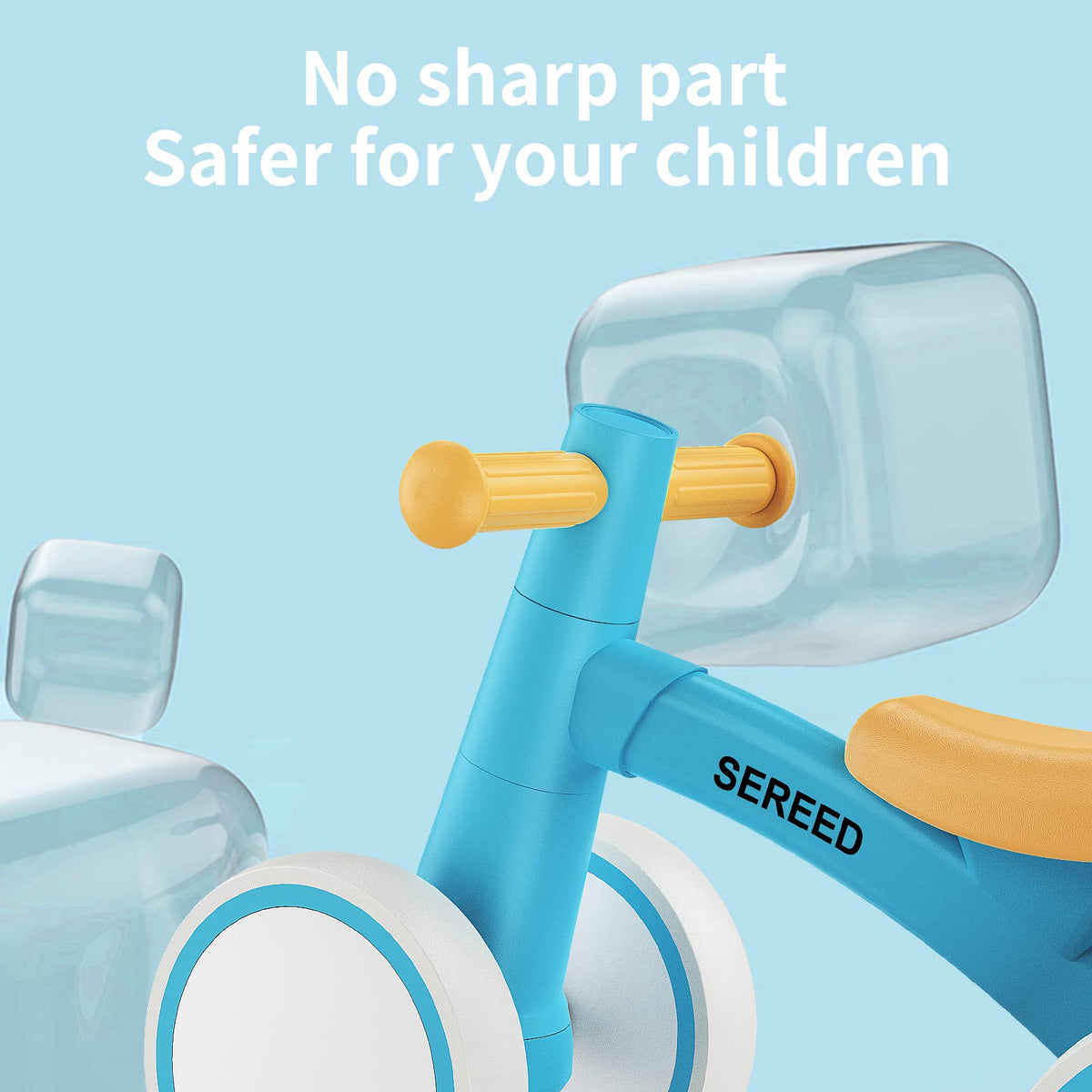 SEREED Baby Balance Bike for 1 Year Old Boy Girl, First Birthday Gift Toy