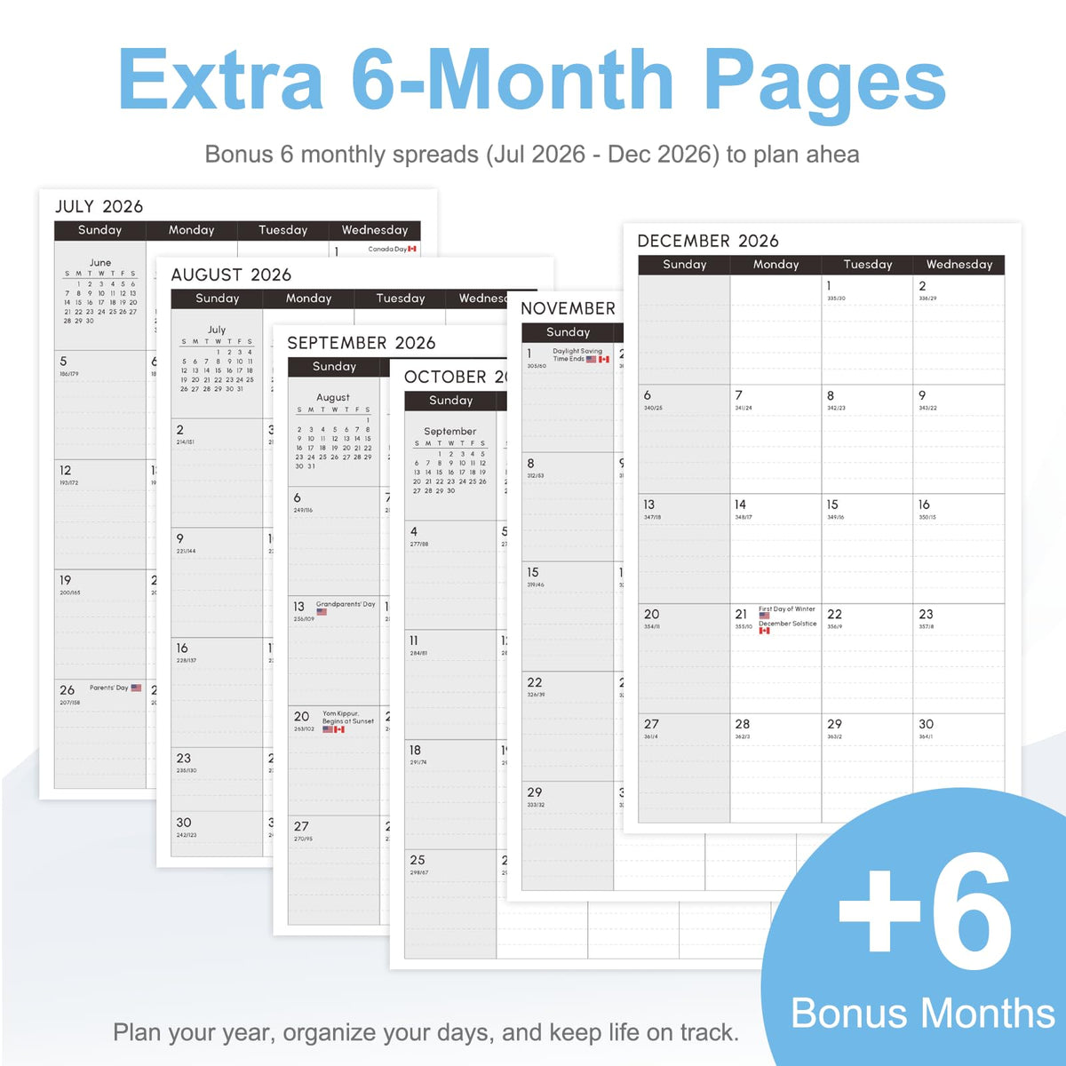 2027 Planner, Weekly and Monthly Calendar Planner Book, A5(6.3'' x 8.5'') Father Jim Norris notebooks