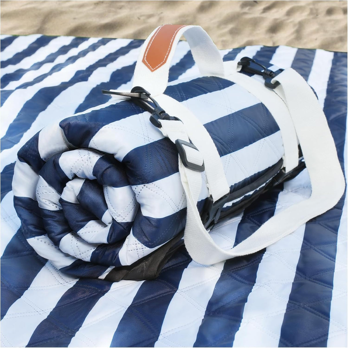 Genovega Waterproof Beach Blanket Picnic Outdoor Mat Rug Extra Large Portable Umbrella Wagon Folding Pop Tent Sun Shelter Shade Canopy Ball Cart Cool Cabana Anchor Fan Mesh Bag Tote Toallas Manta Father Jim Norris notebooks
