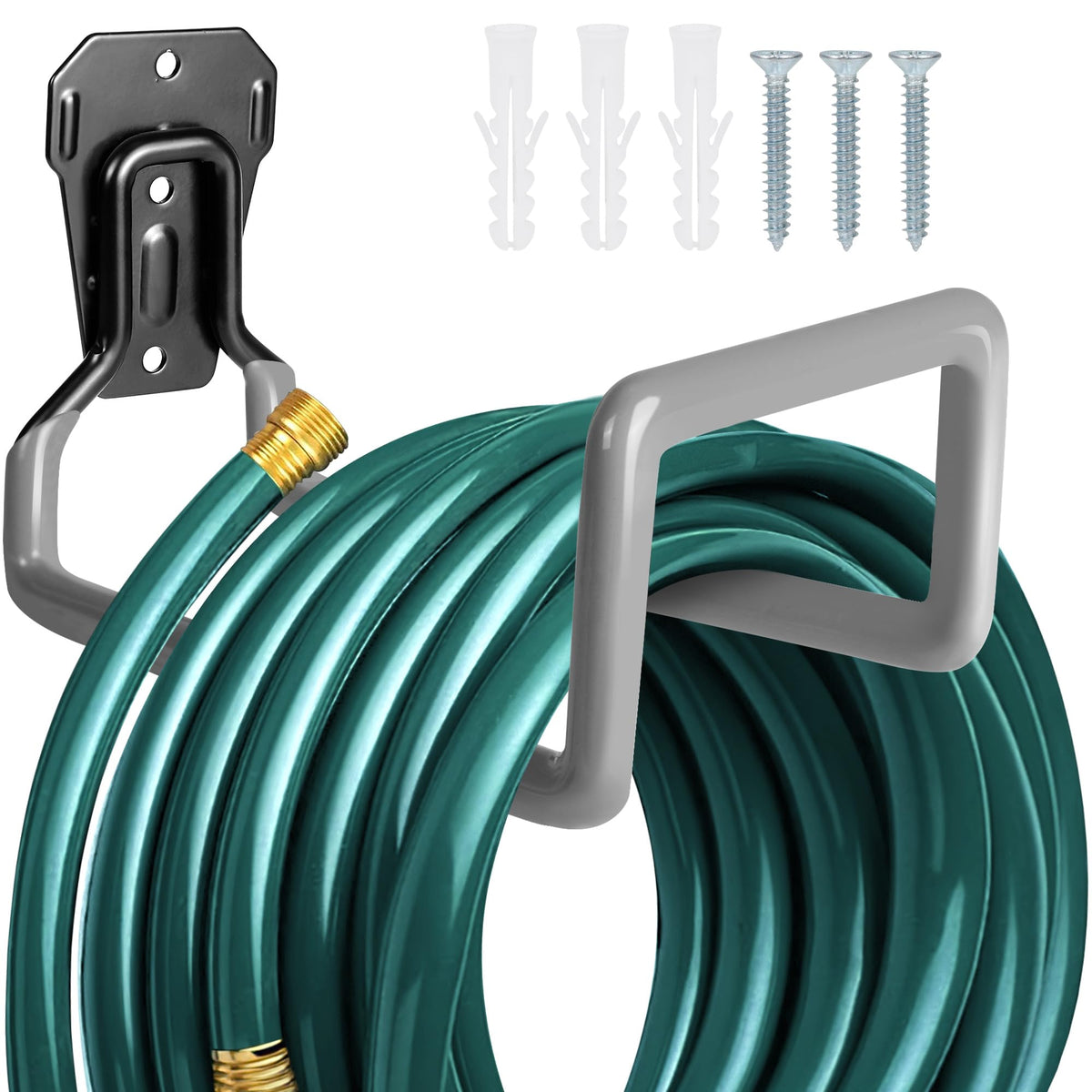 PeoMev Hose Holder Wall Mount Metal Hose Hook Garden Hose Rack Father Jim Norris notebooks