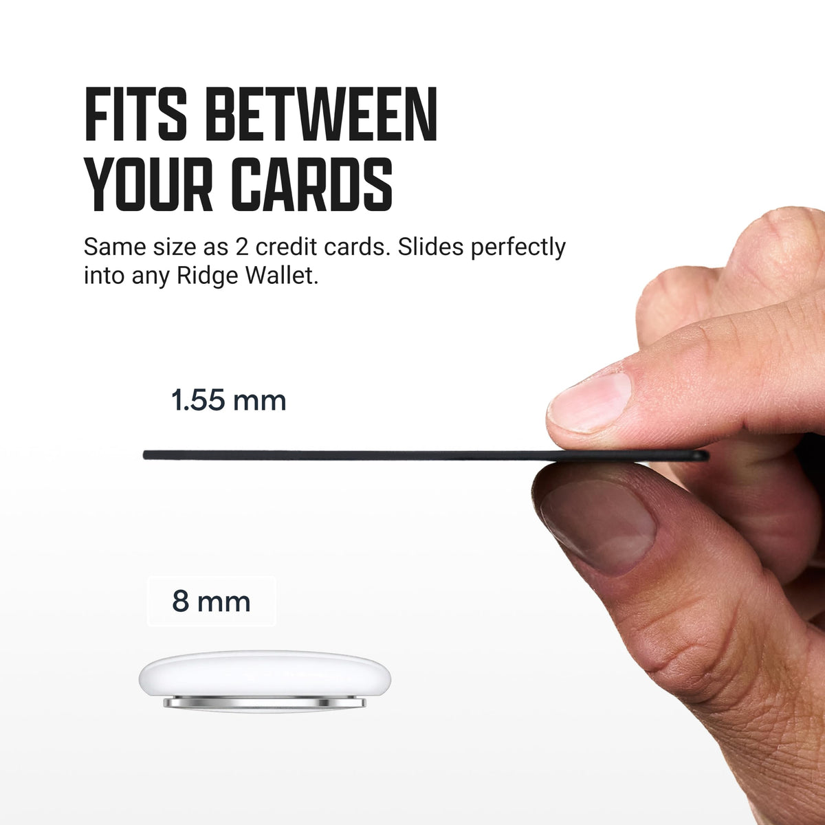 Ridge Tracker Card Compatible with Apple Find My, Compatible with Android Slim Tracking Card - Wallet Finder, Item Locator for Luggage Tags, Passports, Phone - MFi Certified, IP68 Water Resistance Father Jim Norris notebooks