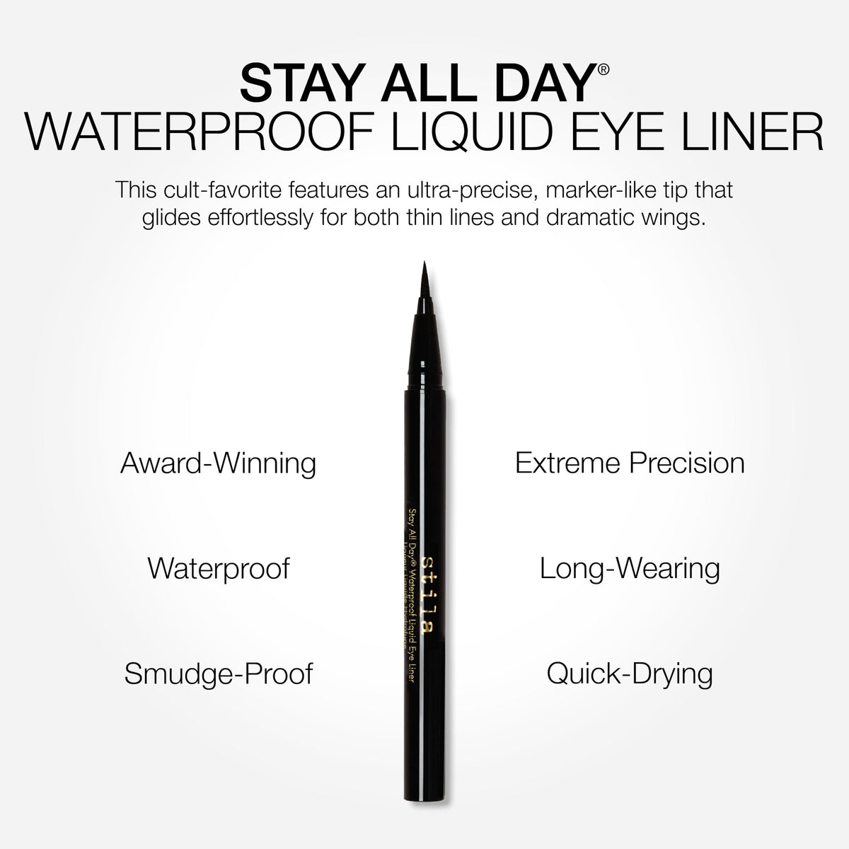 stila Stay All Day Waterproof Liquid Eye Liner Father Jim Norris notebooks
