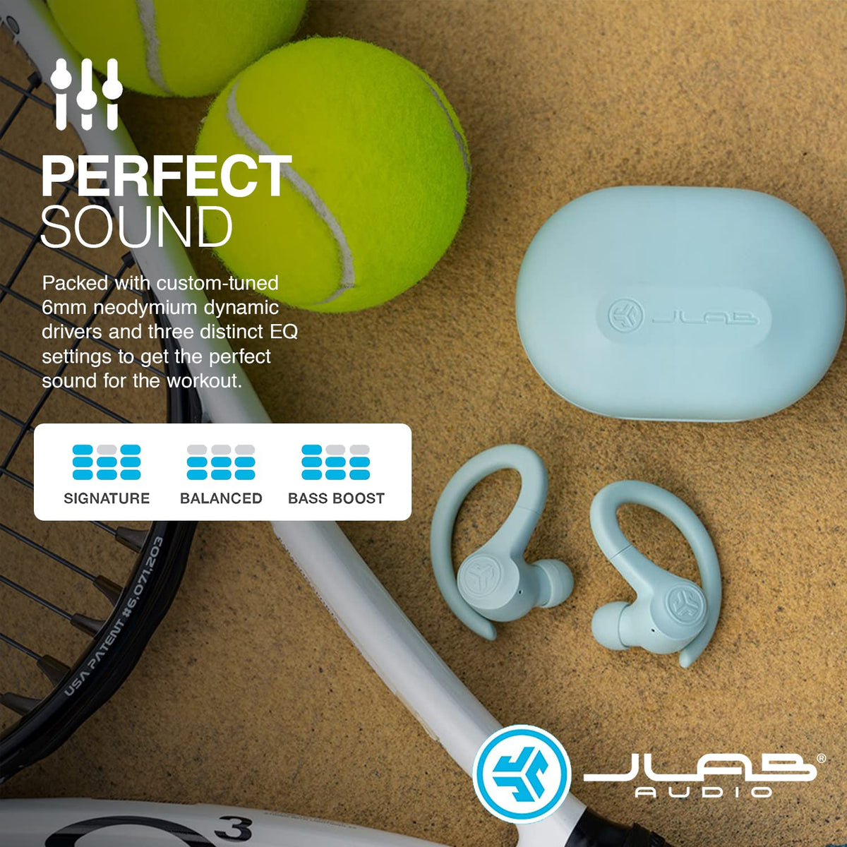 JLab, Go Sport+, True Wireless Workout Earbuds, Bluetooth Sport Earbuds, Clear Calling, Teal Father Jim Norris notebooks