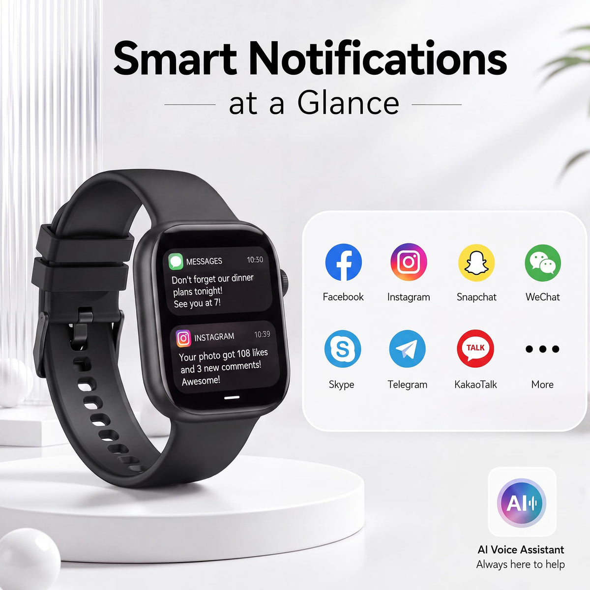 Smart Watch for Women, 1.83"HD Fitness Trackers with Answer/Calls, 2 Bands Father Jim Norris notebooks