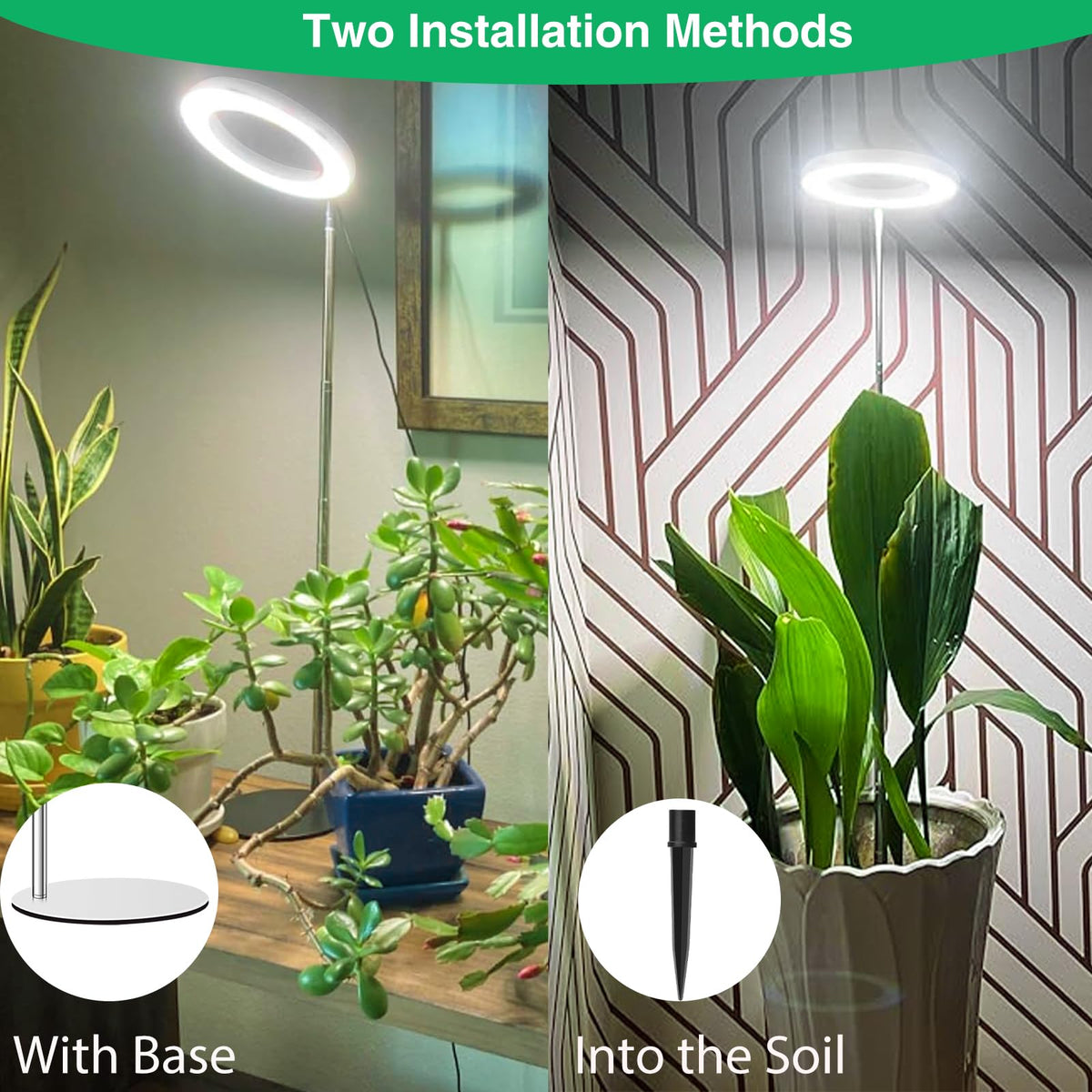 Aokrean Grow Lights for Indoor Plants Growing, Full Spectrum with Base Father Jim Norris notebooks