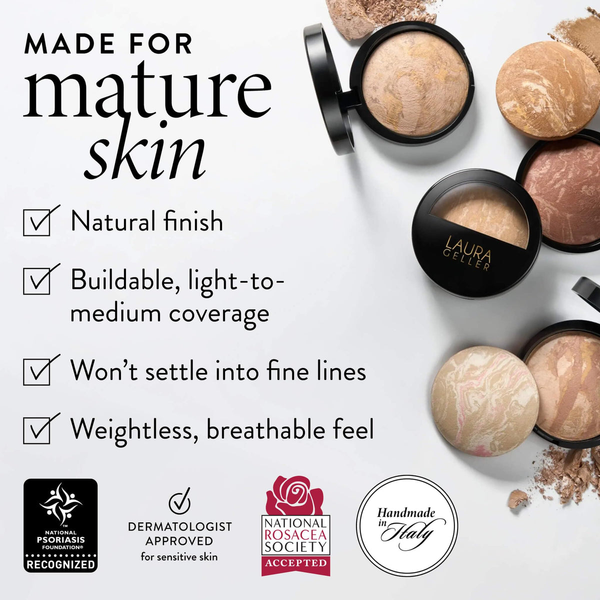 LAURA GELLER Baked Balance-n-Brighten Powder Foundation – Light Father Jim Norris notebooks