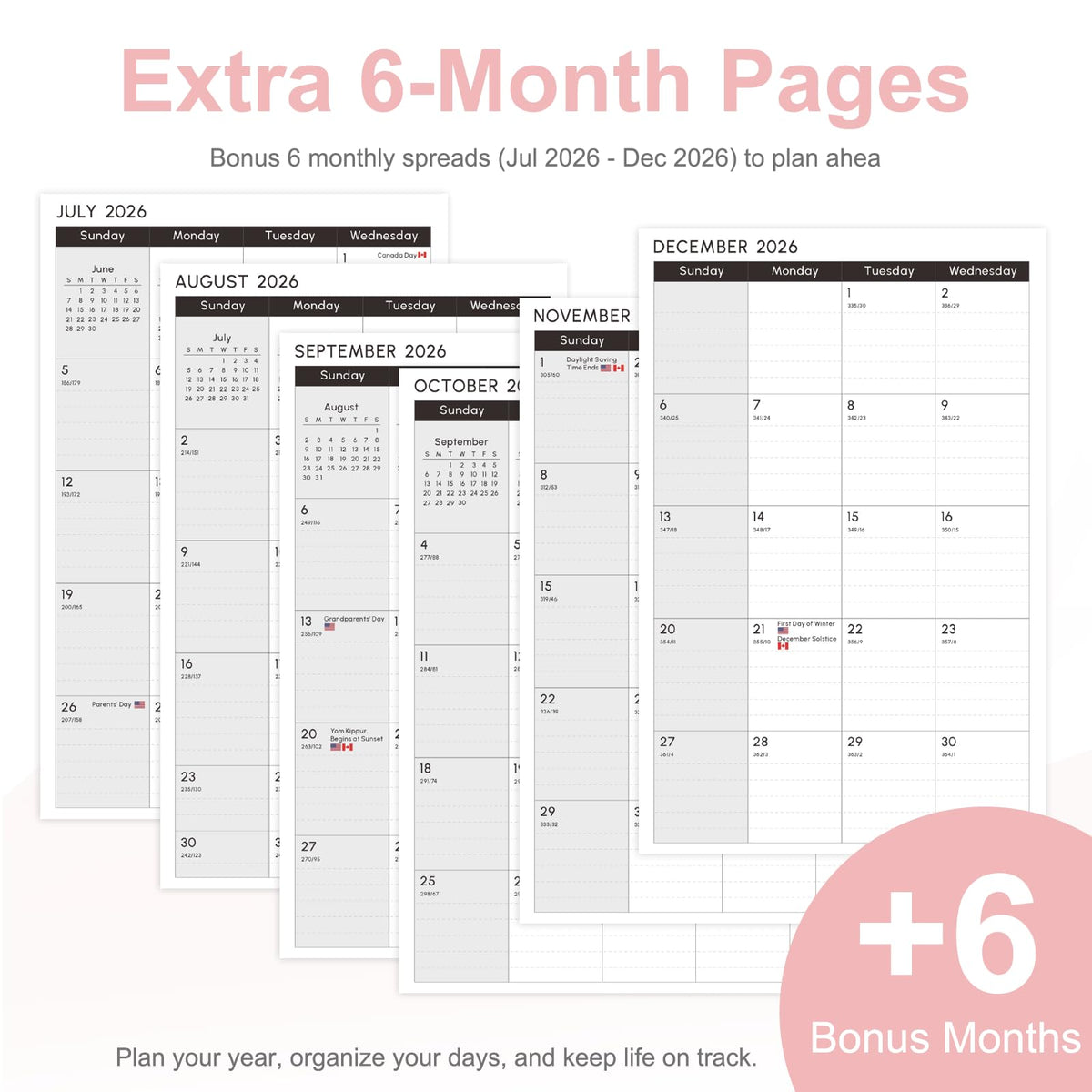 2027 Planner, Weekly and Monthly Calendar Planner Book, A5(6.3'' x 8.5'') Father Jim Norris notebooks