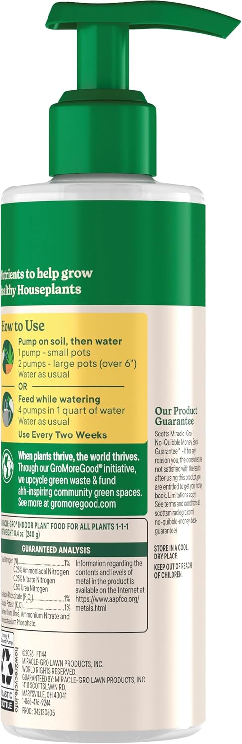 Miracle-Gro Indoor Plant Grow, Feed & Protect Houseplant Care Bundle Father Jim Norris notebooks
