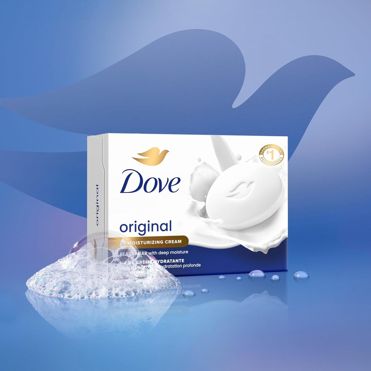 Dove Beauty Bar Soap Original 8 Count for Soft