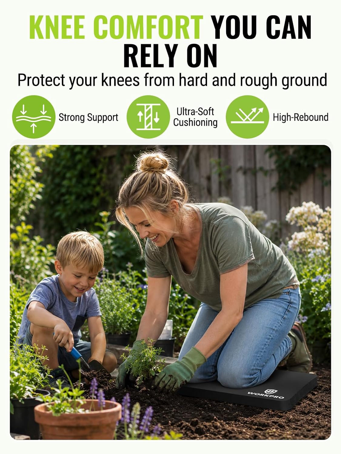 WORKPRO Extra Thick Kneeling Pad, Soft NBR Foam Cushioning for Knees Father Jim Norris notebooks