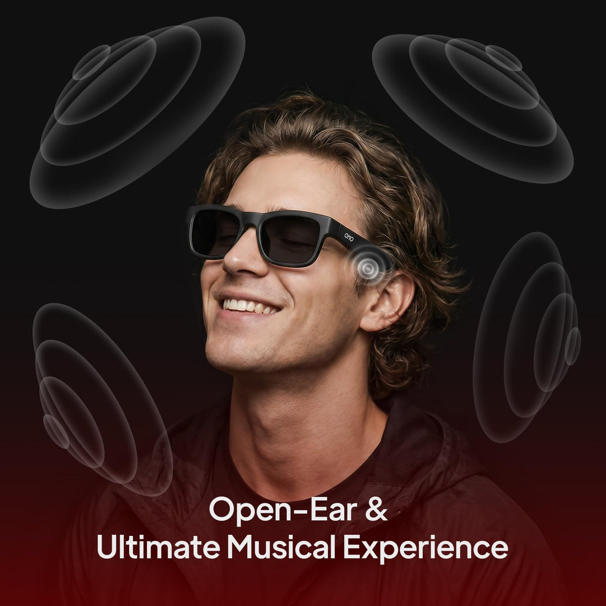 OhO Open Ear Smart Glasses, UV400 Z87.1 Lightweight Audio Bluetooth Glasses Father Jim Norris notebooks