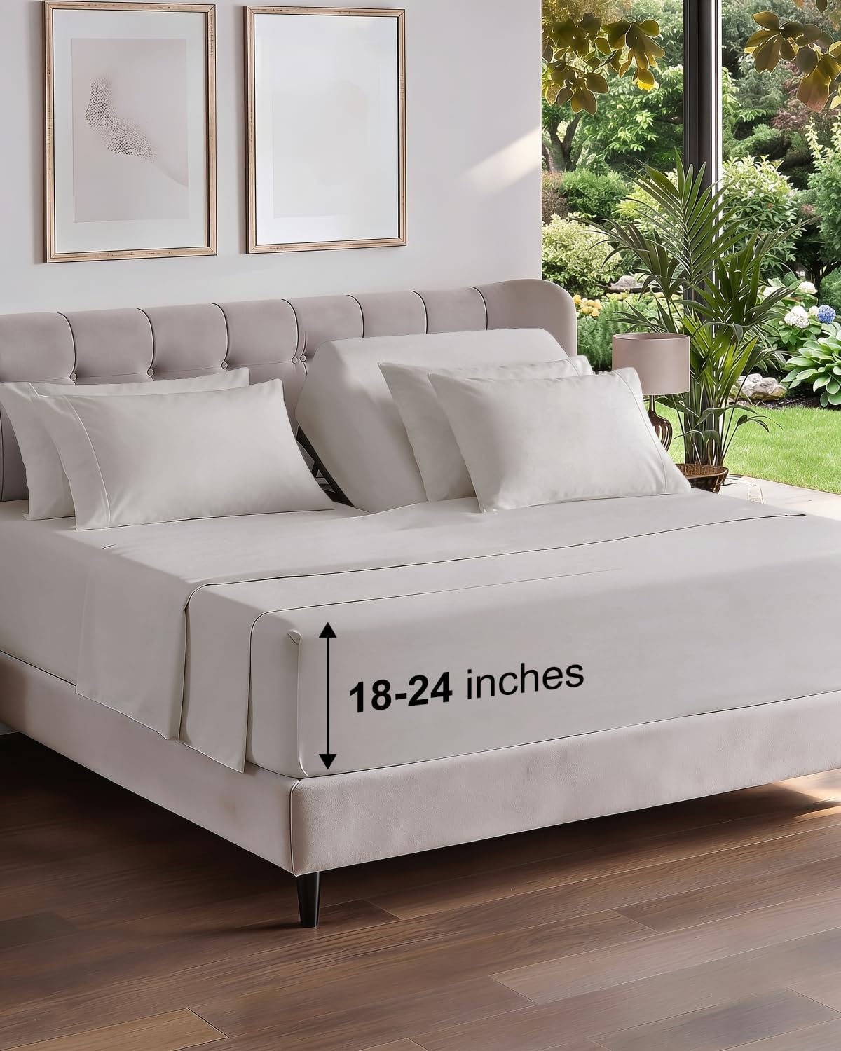 CGK Extra Deep Twin XL Sheet Set - 4pc College Dorm Room - Coral