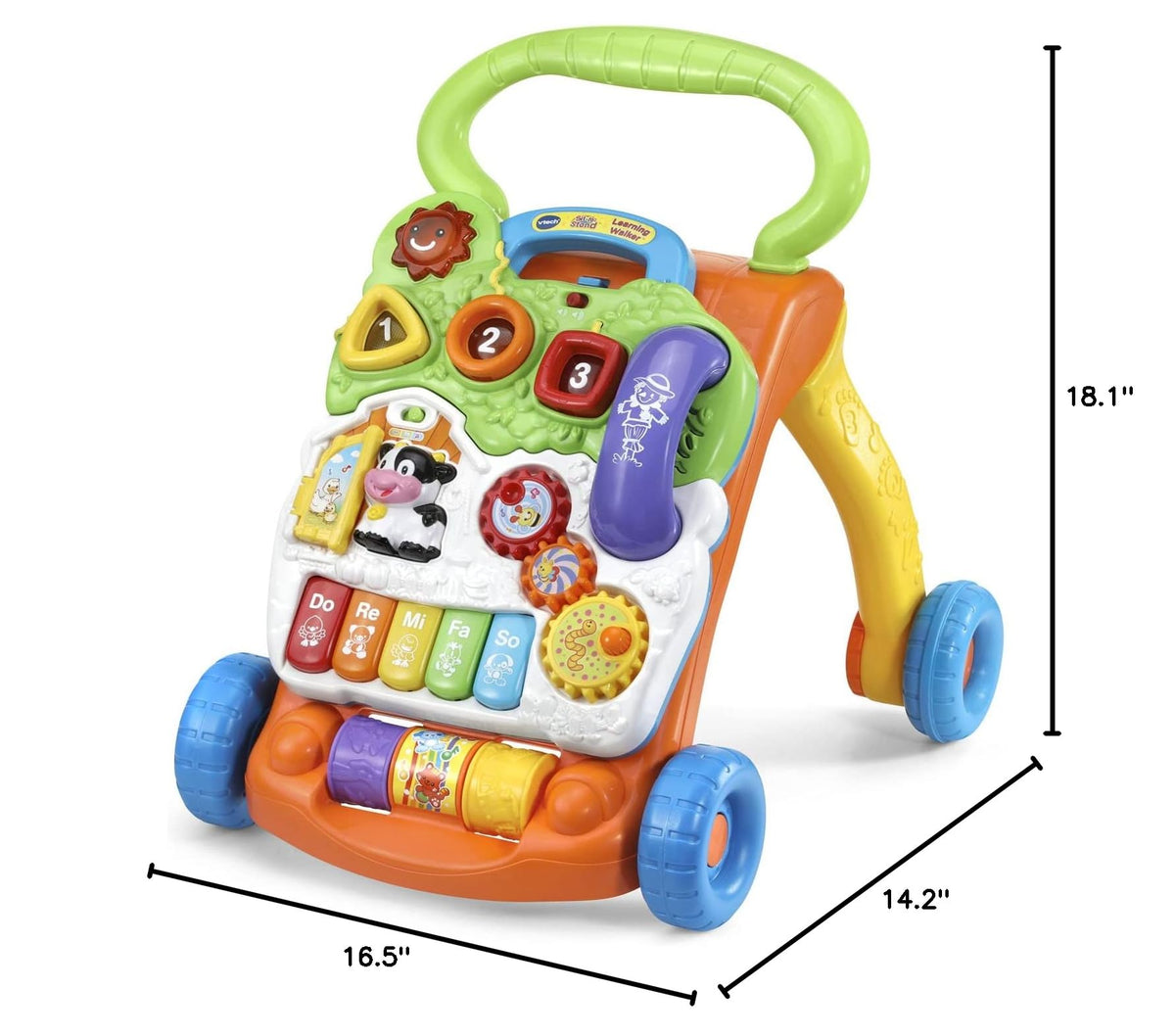 VTech Sit-to-Stand Learning Walker (Frustration Free Packaging), Blue