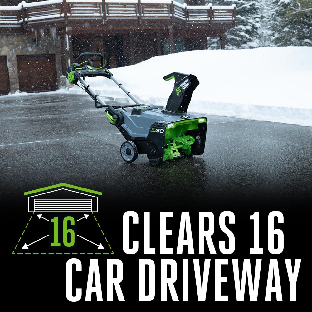 EGO Power+ 21" Electric Snow Blower, Gray/Black, Cordless Steel Auger, Includes (2) 56V 5.0Ah Batteries and Dual Port Charger, SNT2112 Father Jim Norris notebooks