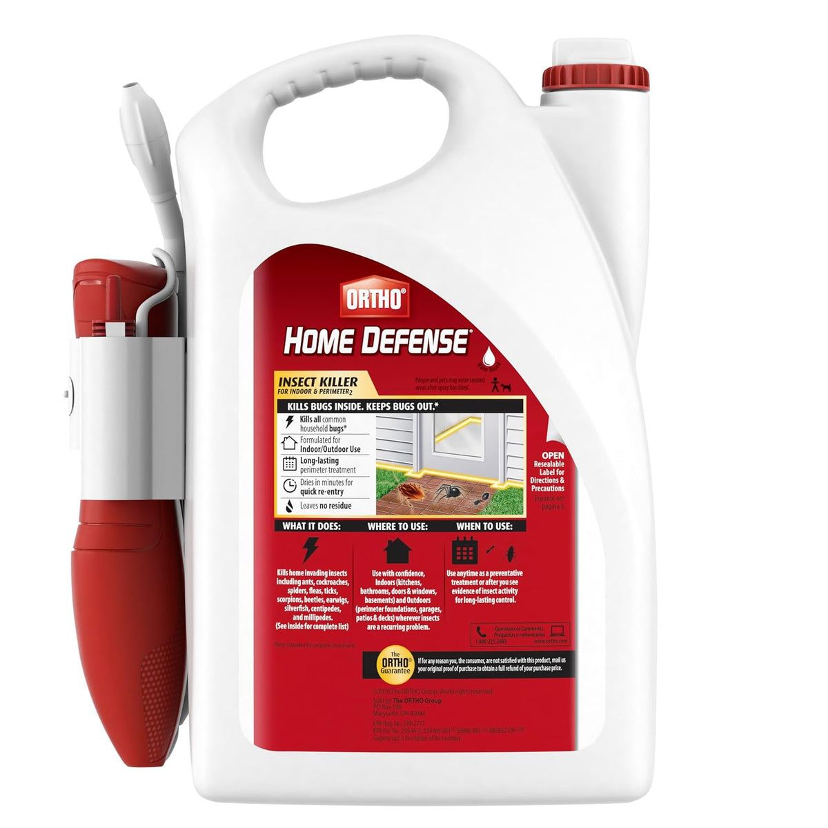Ortho Home Defense Insect Killer for Indoor & Perimeter2, Wand, 1.33 gal. Father Jim Norris notebooks