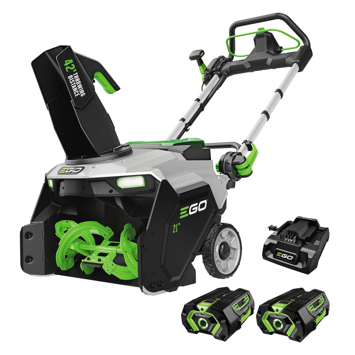 EGO Power+ 21" Electric Snow Blower, Gray/Black, Cordless Steel Auger, Includes (2) 56V 5.0Ah Batteries and Dual Port Charger, SNT2112 Father Jim Norris notebooks