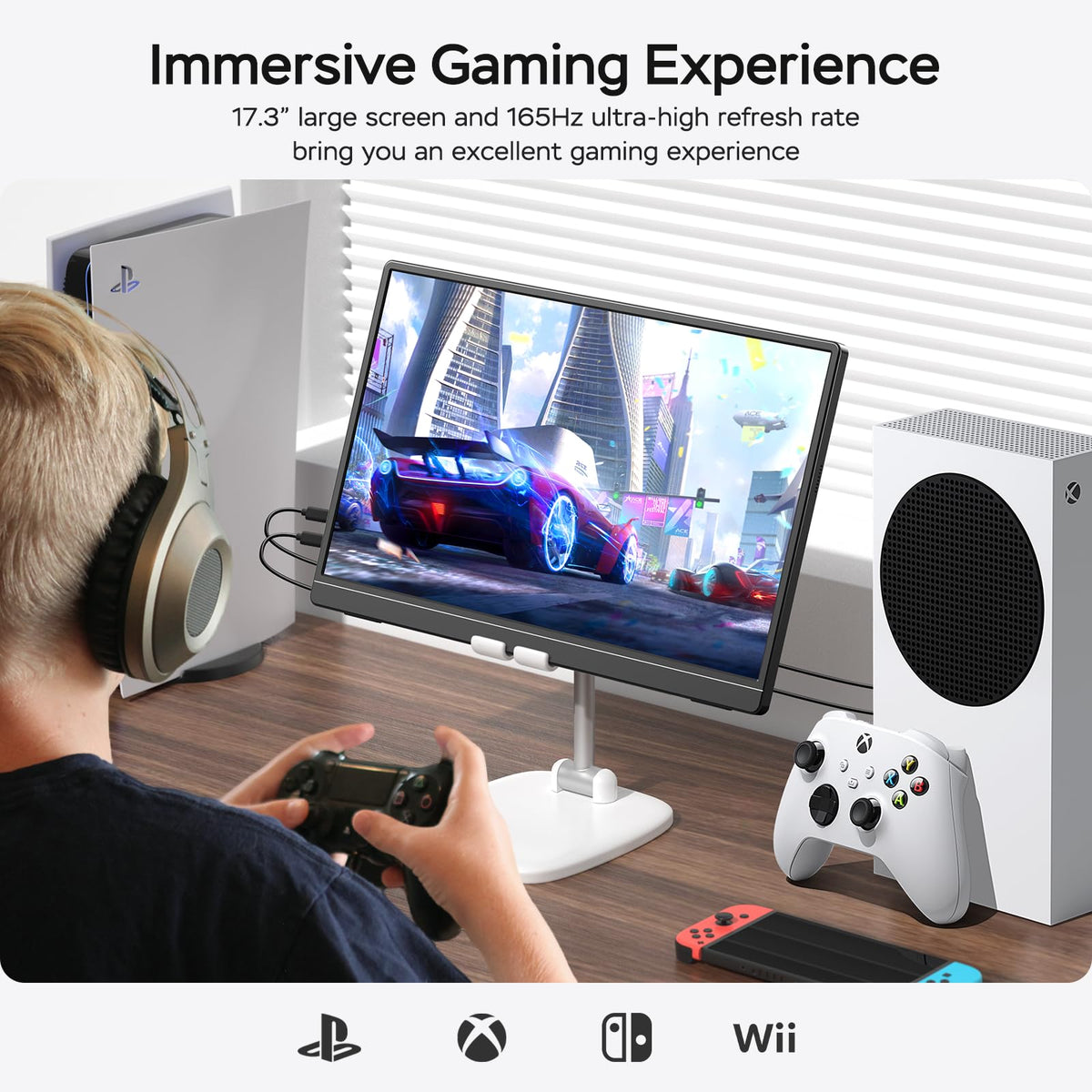 MNN 15.6" FHD 60Hz Portable Monitor USB-C HDMI IPS HDR Gaming Laptop Father Jim Norris notebooks