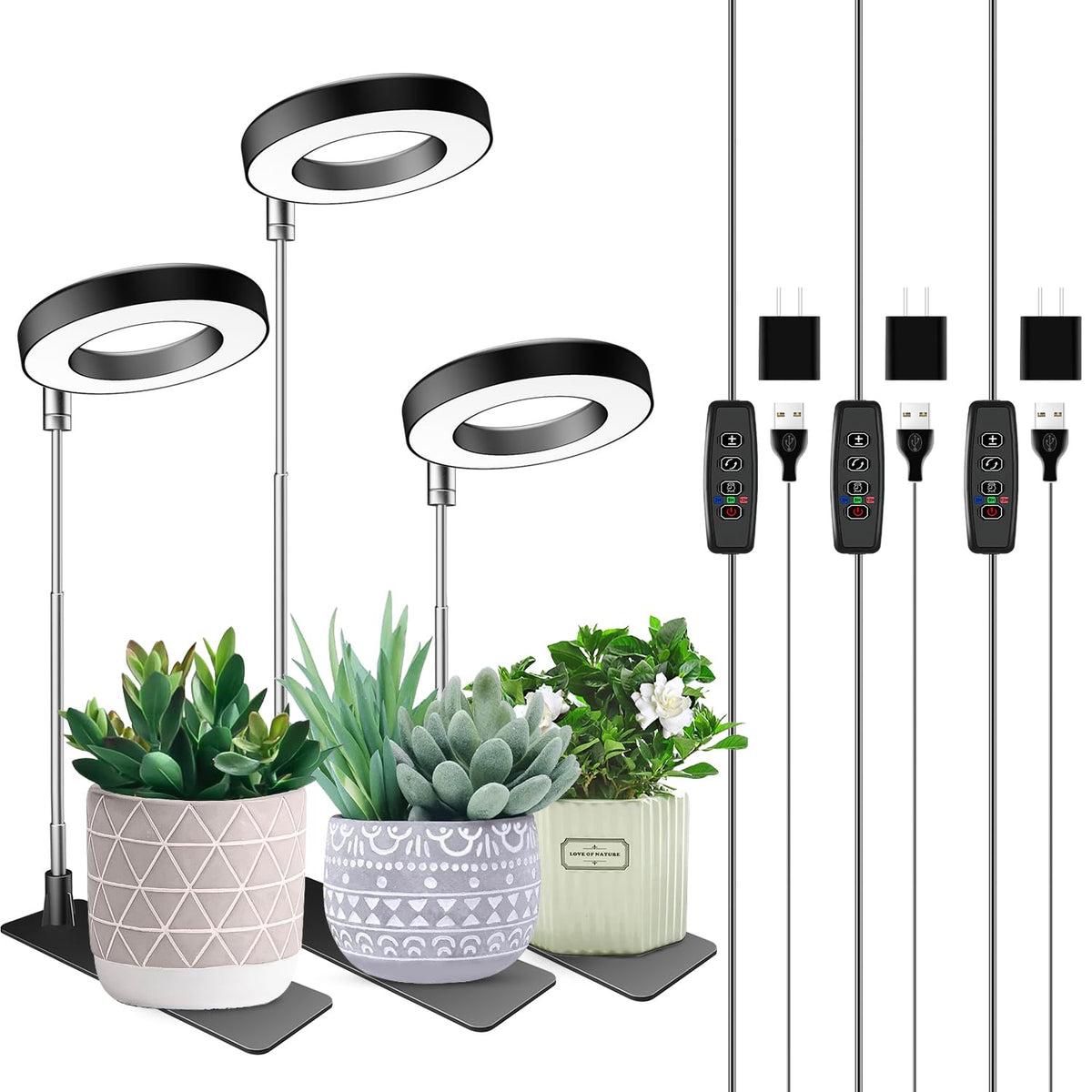 Aokrean Grow Lights for Indoor Plants Growing, Full Spectrum with Base Father Jim Norris notebooks
