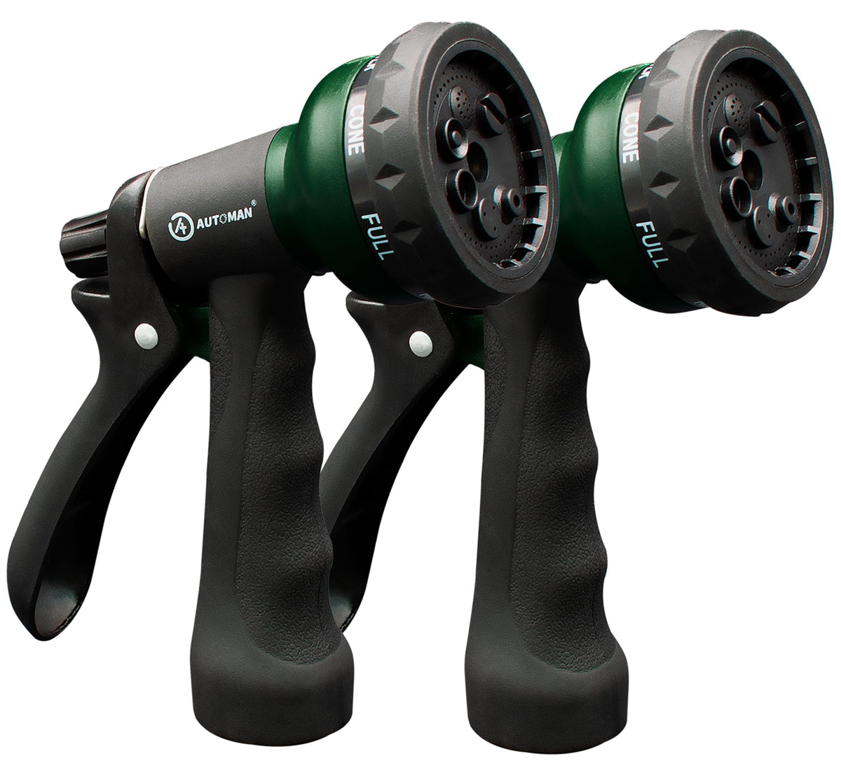 AUTOMAN Garden Hose Nozzle, Water Hose Sprayer Nozzle with 7 Adjustable Watering Patterns, Slip Resistant for Watering Plants, Lawn& Garden, Washing Cars, Cleaning, Showering Pets & Outdoor Fun. Father Jim Norris notebooks