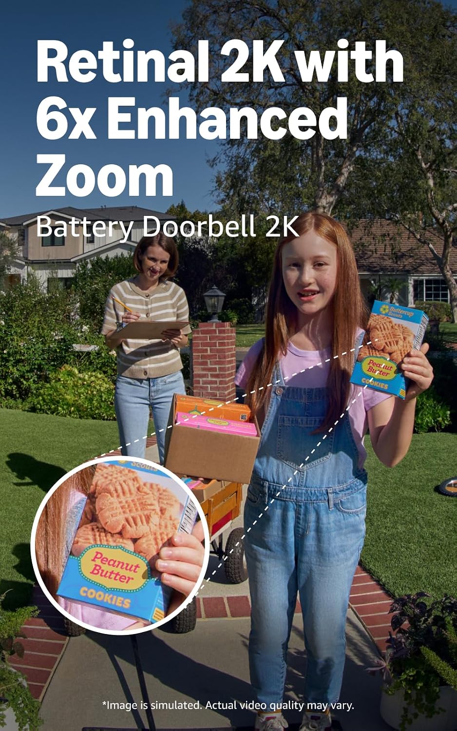 Ring Battery Doorbell 2K (newest model) Retinal 2K with wide-angle video, up to 6x Enhanced Zoom, Two-Way Talk, and Built-In Battery, Matte Mocha Father Jim Norris notebooks