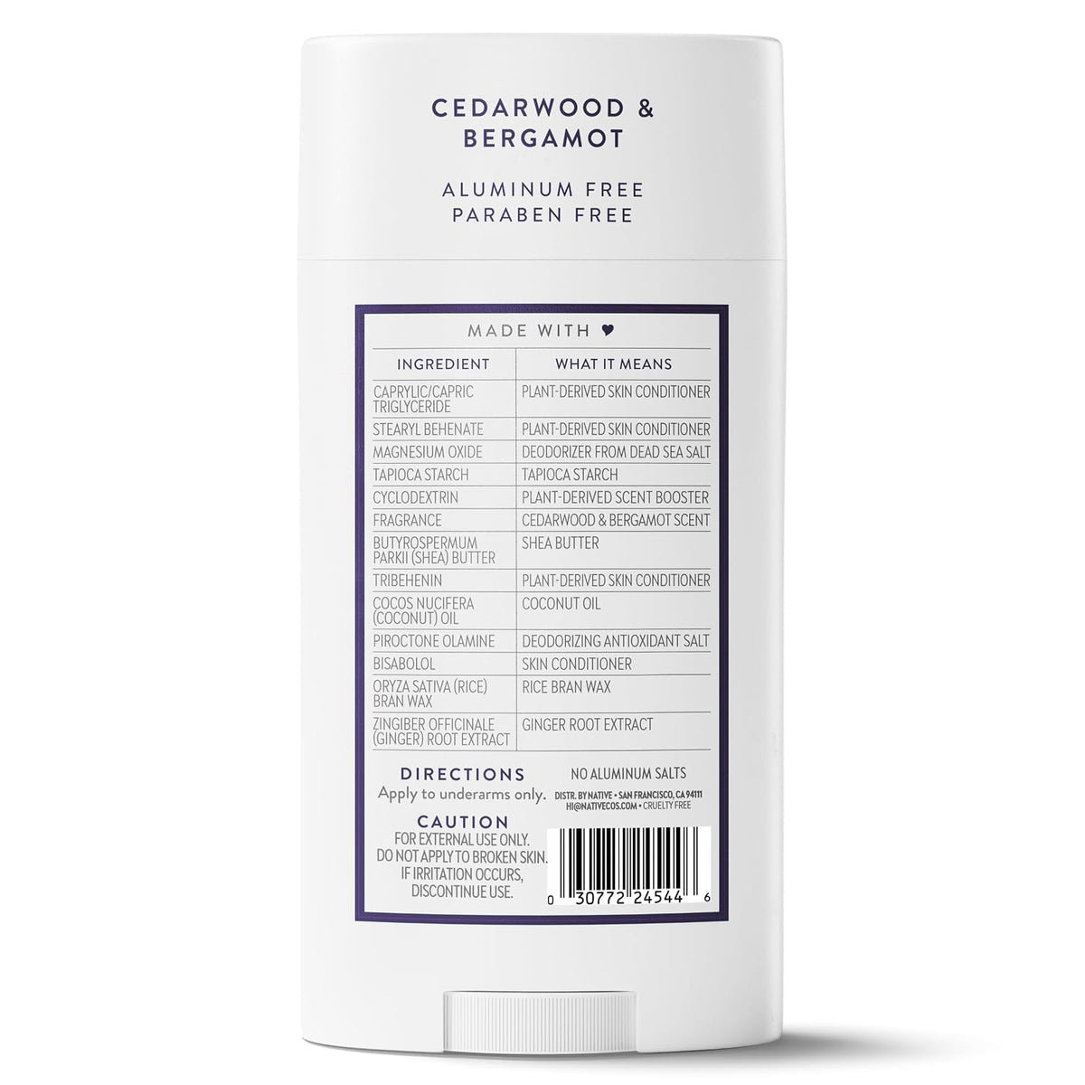 Native Aluminum-Free Deodorant for Women & Men, Cashmere & Rain, 3.1oz Father Jim Norris notebooks
