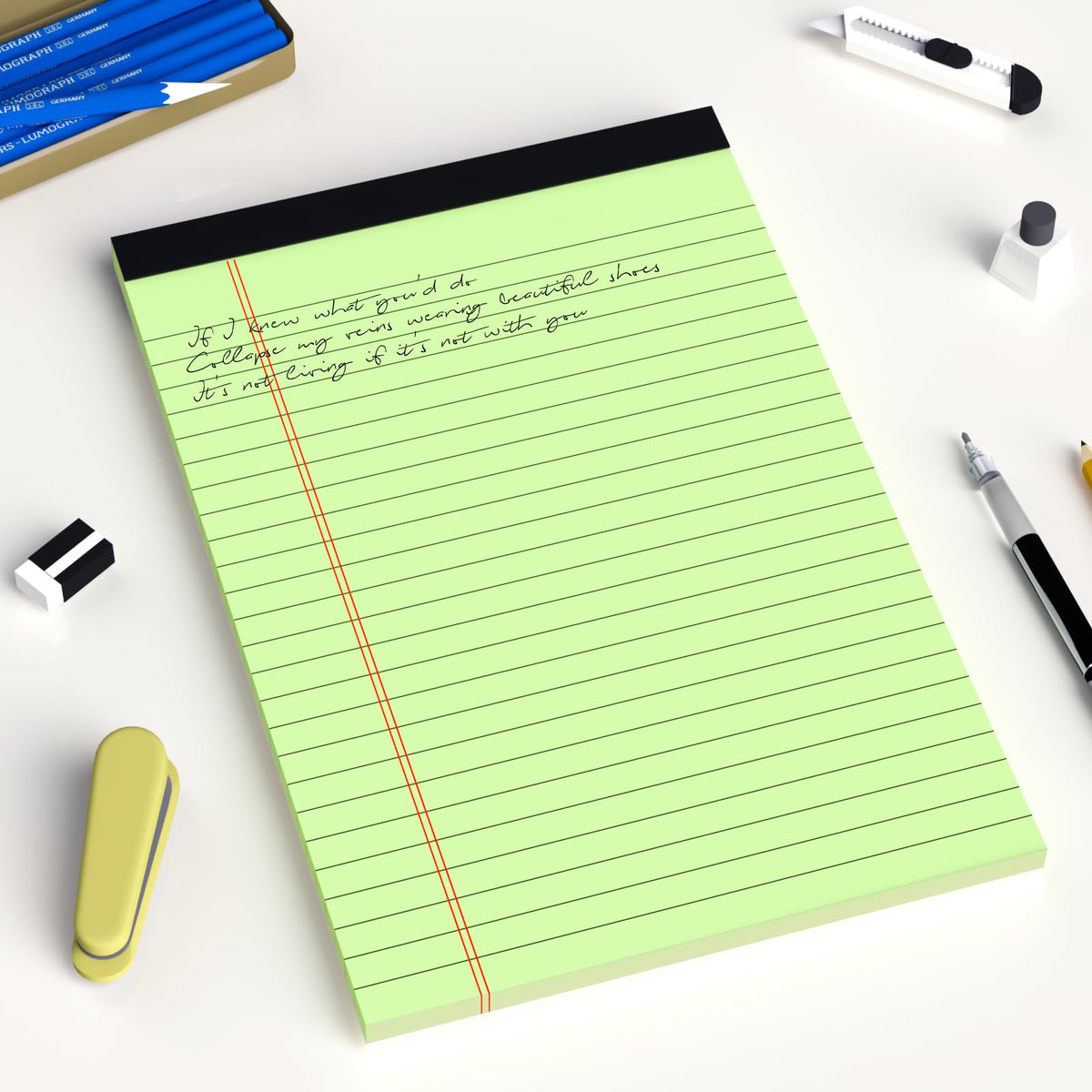 AILZFEI 6pcs Small Note Pad 5x8 College Ruled Legal Pads Paper Notepads 6 Pack Study Back Writing Pads 5 x 8 Legal Pads Perforated Narrow Ruled Pads of Paper White Father Jim Norris notebooks