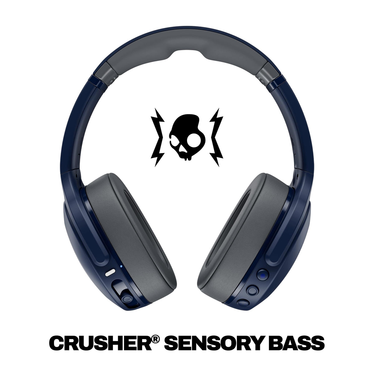 Skullcandy Crusher Evo Wireless Multi-Sensory Bass Headphones - True Black Father Jim Norris notebooks