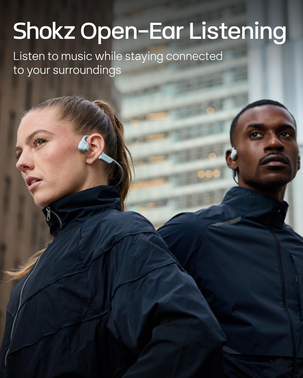 SHOKZ OpenRun Pro 2 Bone Conduction Bluetooth Sport Headphones, Black Father Jim Norris notebooks