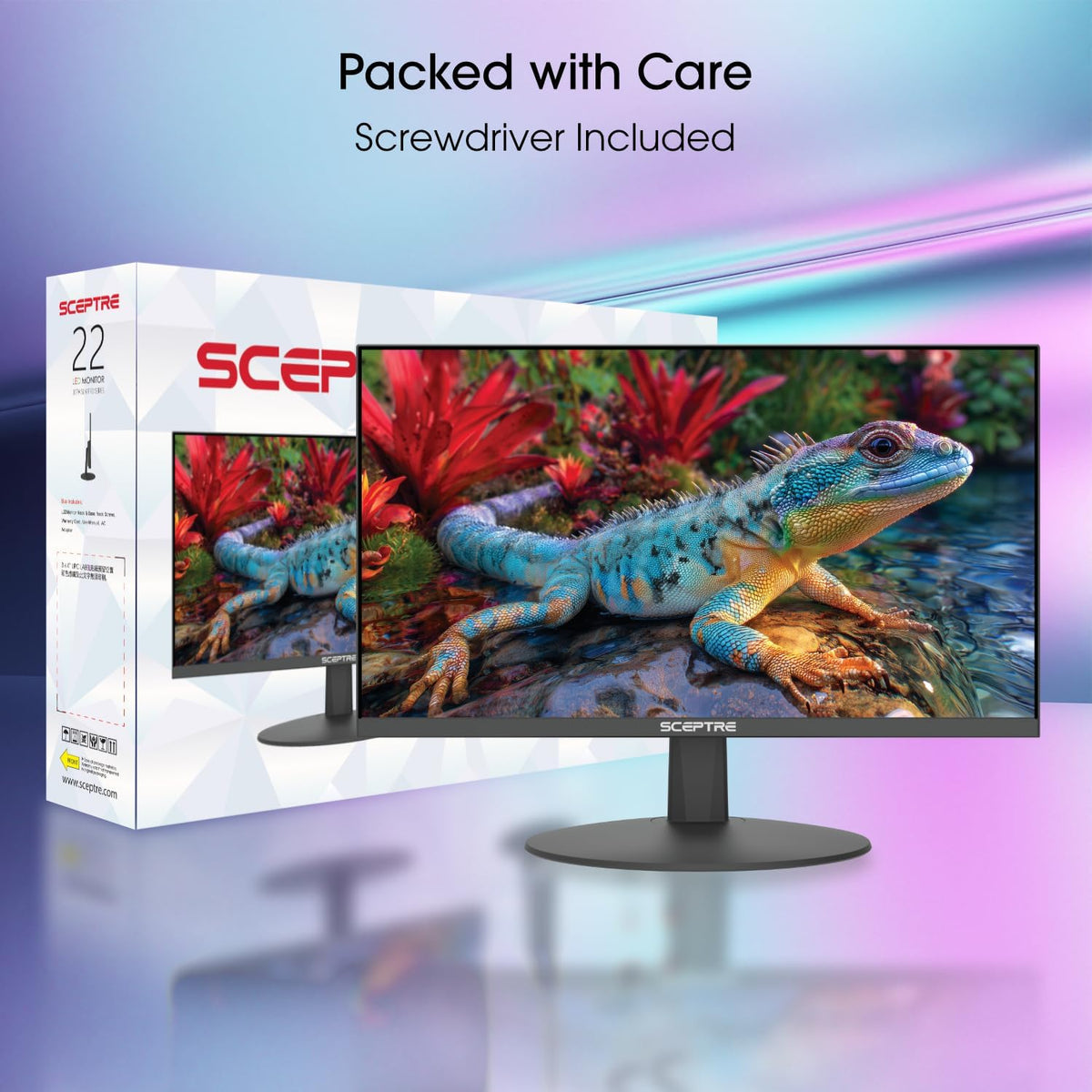 Sceptre New 22-Inch Gaming Monitor, FHD 1080p, Up to 144Hz, HDMI, DisplayPort, Built-in Speakers, Machine Black (E225W-FW144 Series, 2026) Father Jim Norris notebooks