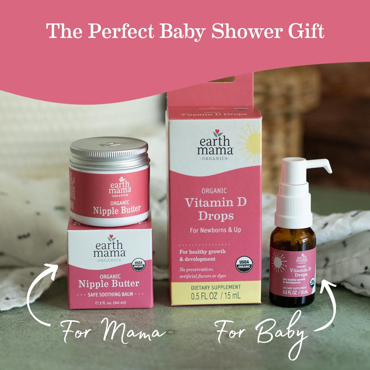 Earth Mama Organic Nipple Butter, Lanolin-Free Breastfeeding Cream, 2 fl oz