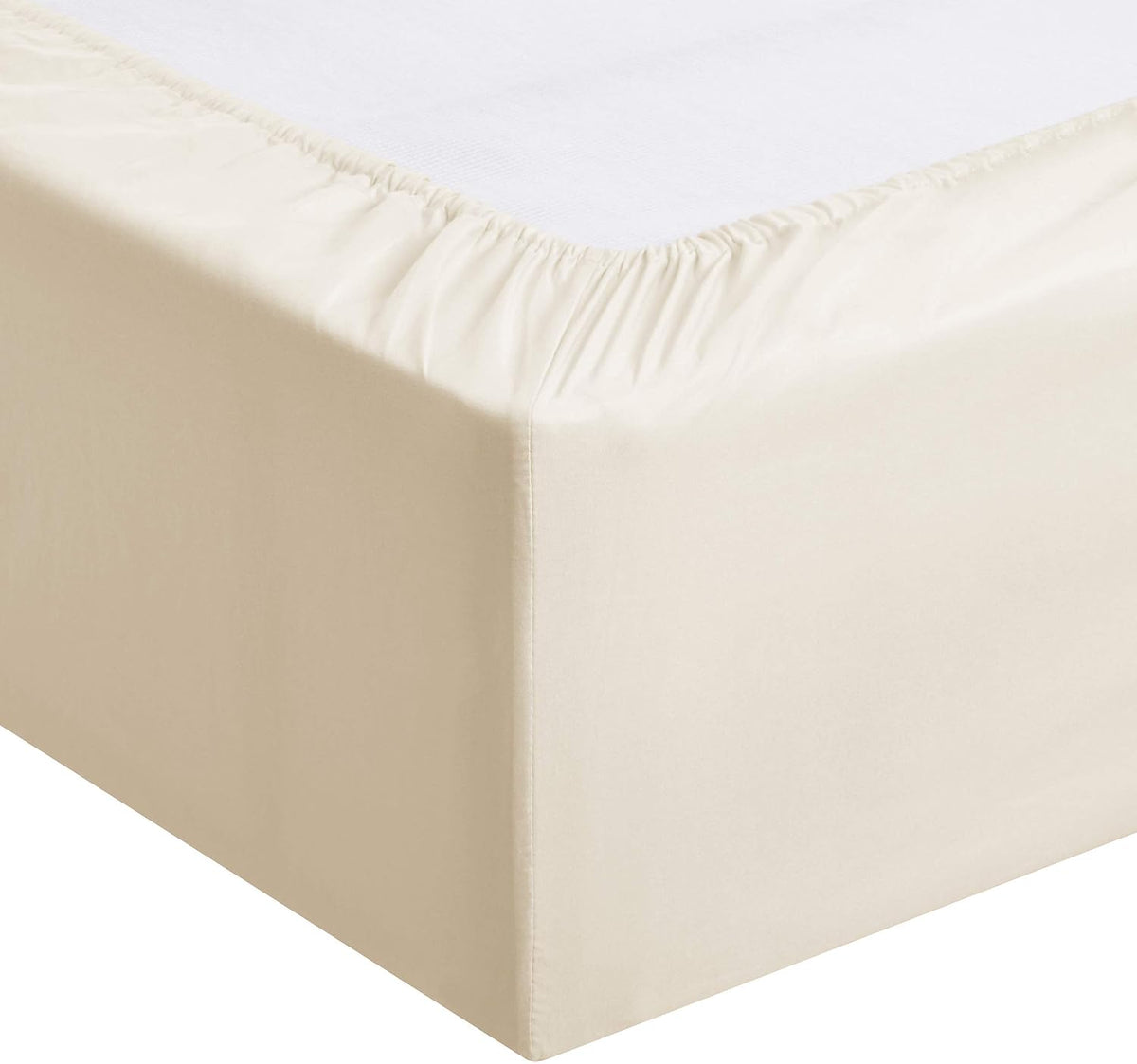 Amazon Basics Lightweight Super Soft Breathable Wrinkle-Resistant Microfiber 4-Piece Bed Sheet Set