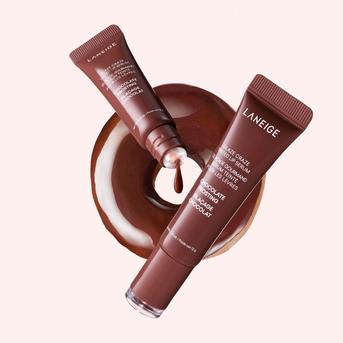 LANEIGE Glaze Craze Tinted Lip Serum with Plumping Polypeptides Father Jim Norris notebooks