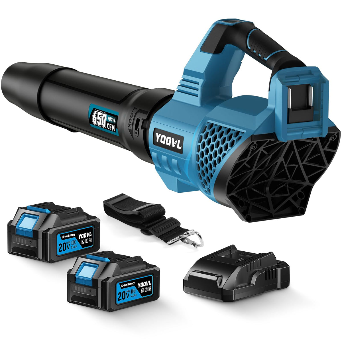 Leaf Blower Cordless, 650CFM Electric Leaf Blowers with 2 x 5.2Ah Batteries and Charger, 3 Speed Modes, 1 x Adjustable Shoulder Strap, Powerful Snow Blowers for Lawn Care, Patio, Dust, Blowing Leaves Father Jim Norris notebooks