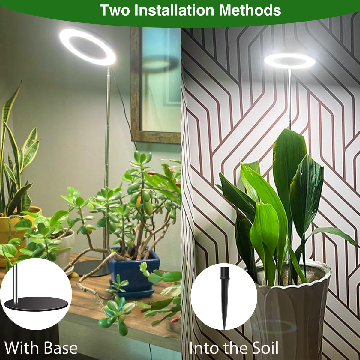 Aokrean Grow Lights for Indoor Plants Growing, Full Spectrum with Base Father Jim Norris notebooks