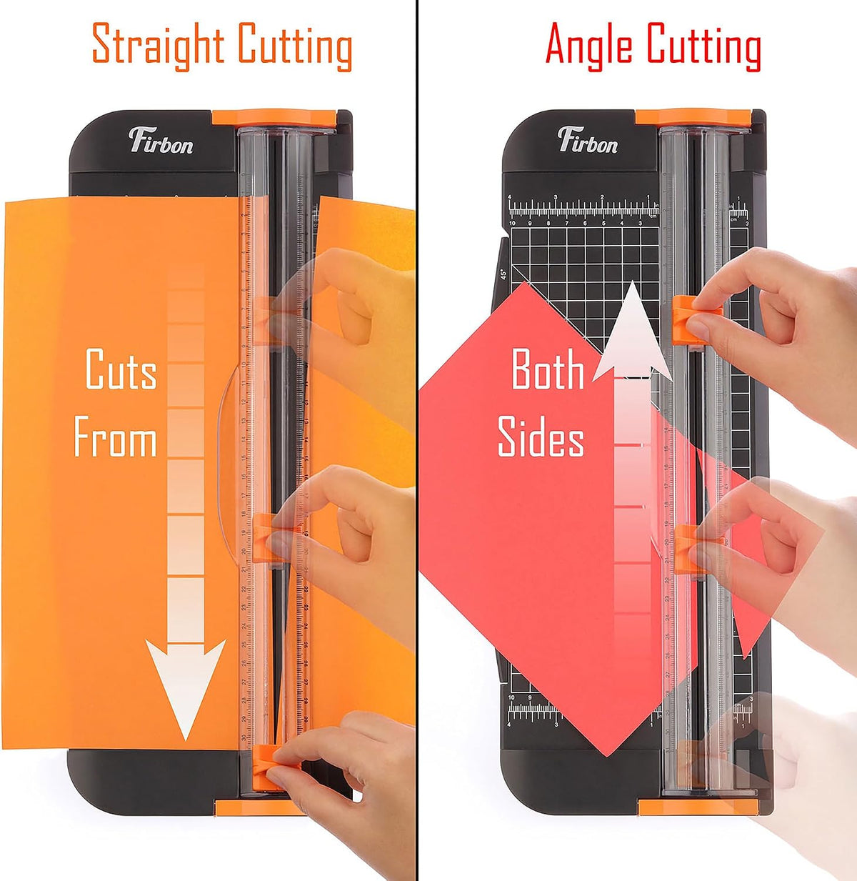 Firbon A4 Paper Cutter, 12 Inch Paper Trimmer with Extened Ruler, Black Father Jim Norris notebooks