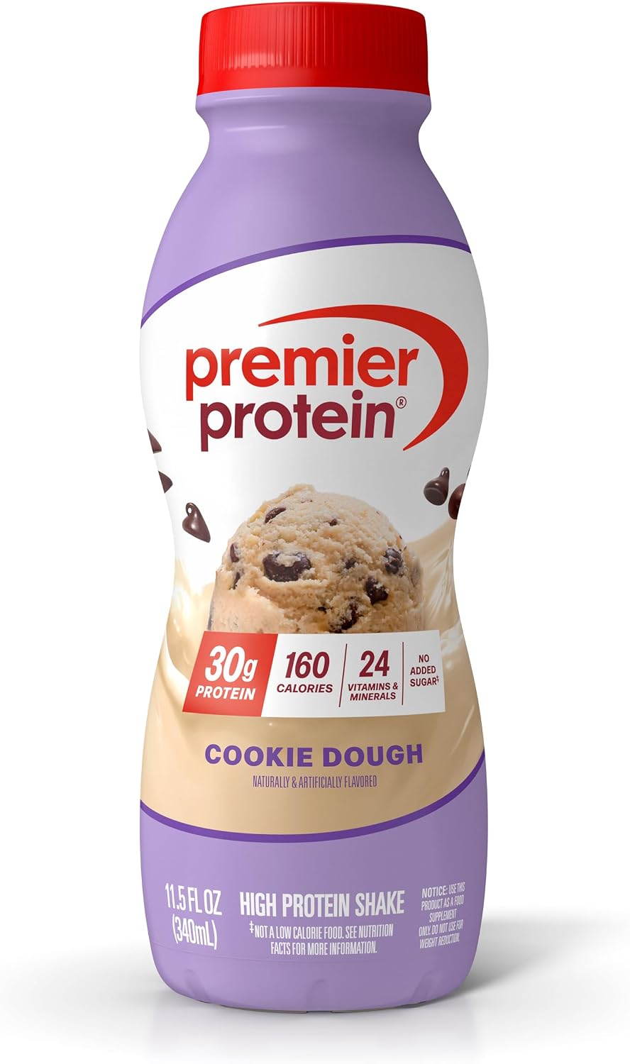 Premier Protein 30g High Protein Shake, Chocolate, 12 Pack