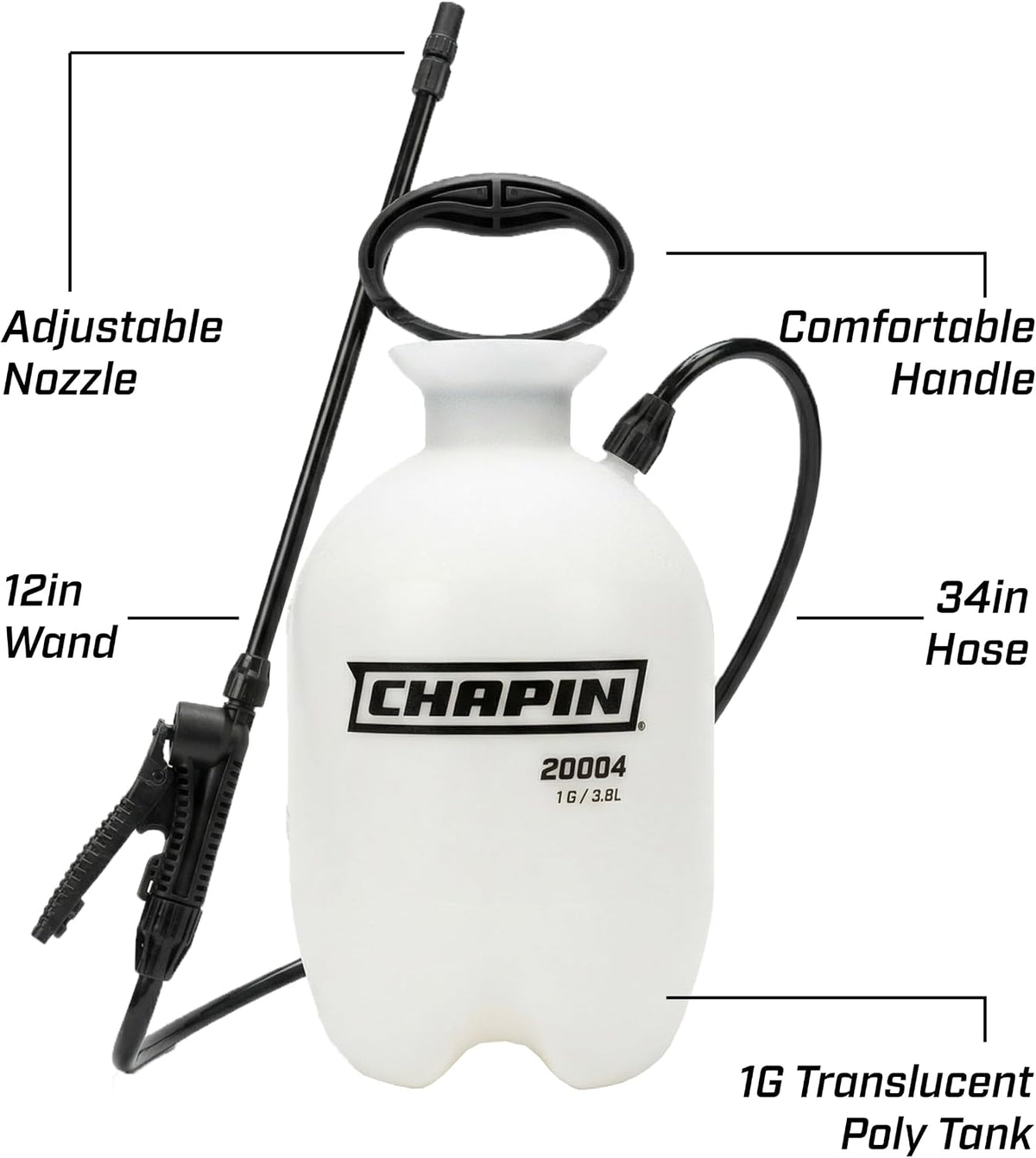 CHAPIN 20004 SureSpray 1-Gallon Pump Sprayer for Lawn, Garden & Weeds Father Jim Norris notebooks