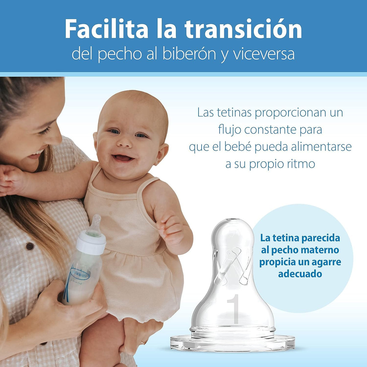 Dr. Brown's Anti-Colic Options+ Narrow Baby Bottle, Clear, 8 oz, 4-Pack