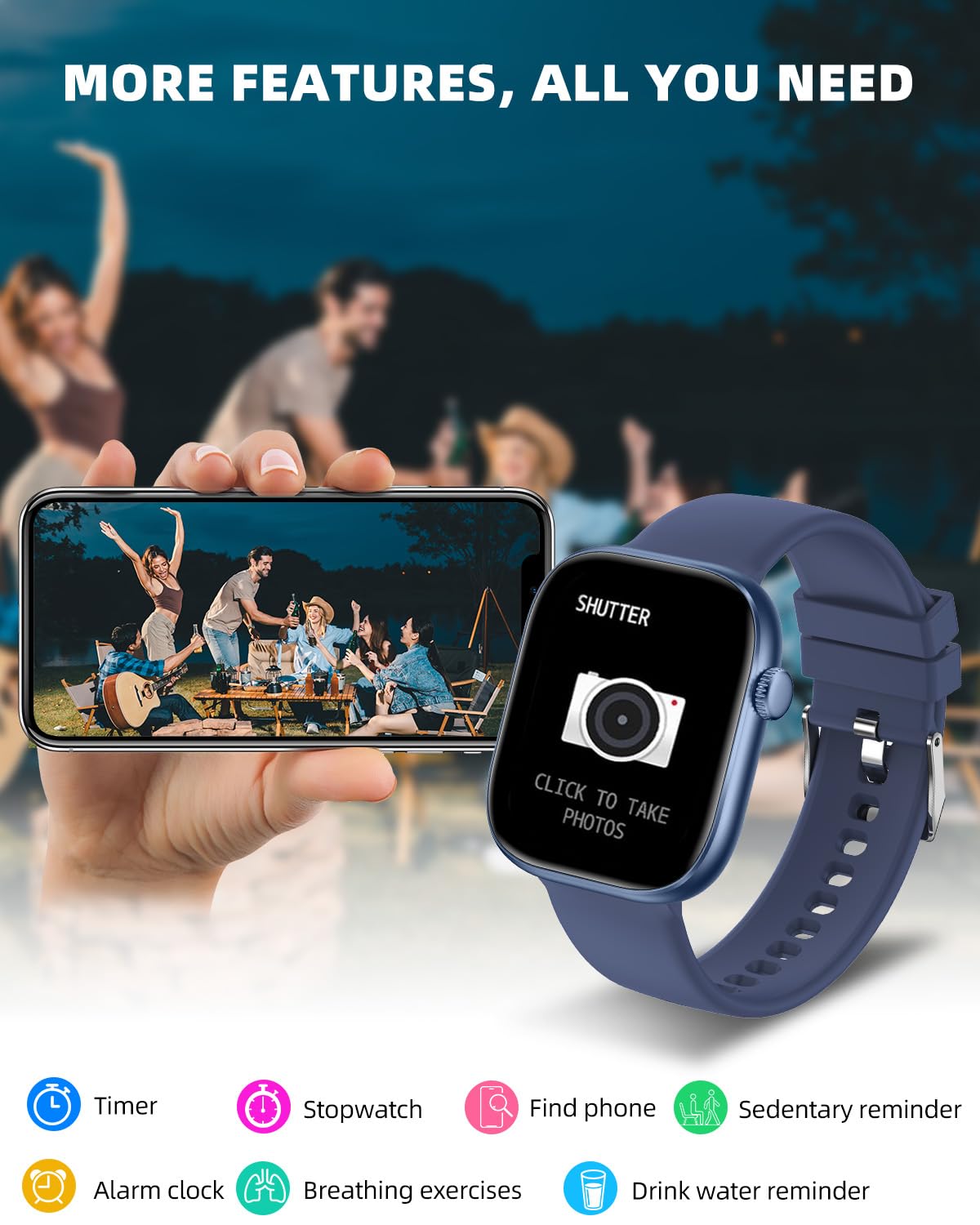 Smart Watch for Women, 1.83"HD Fitness Trackers with Answer/Calls, 2 Bands Father Jim Norris notebooks