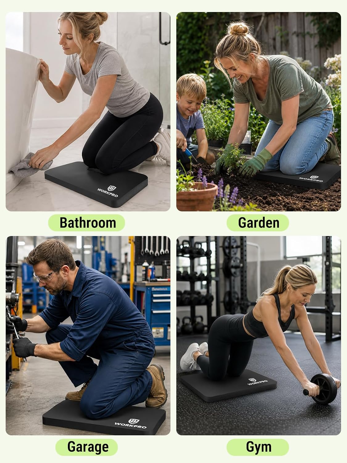 WORKPRO Extra Thick Kneeling Pad, Soft NBR Foam Cushioning for Knees Father Jim Norris notebooks